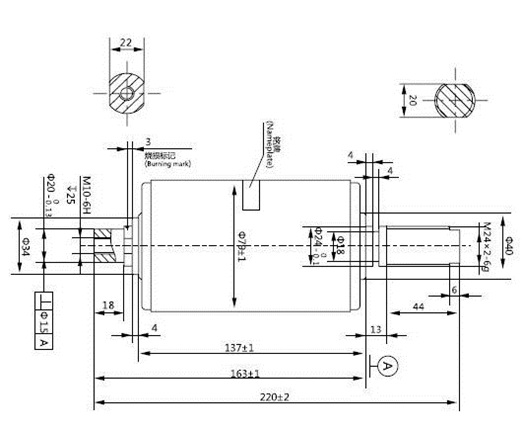 MTD-12-630-20 Vacuum interrupter 12 kV